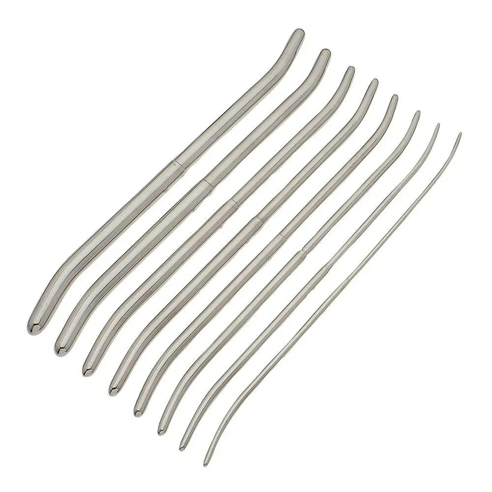 Uterine Dilators Stainless Steel Set Of 8 Dilators Pratt Gyne Surgical