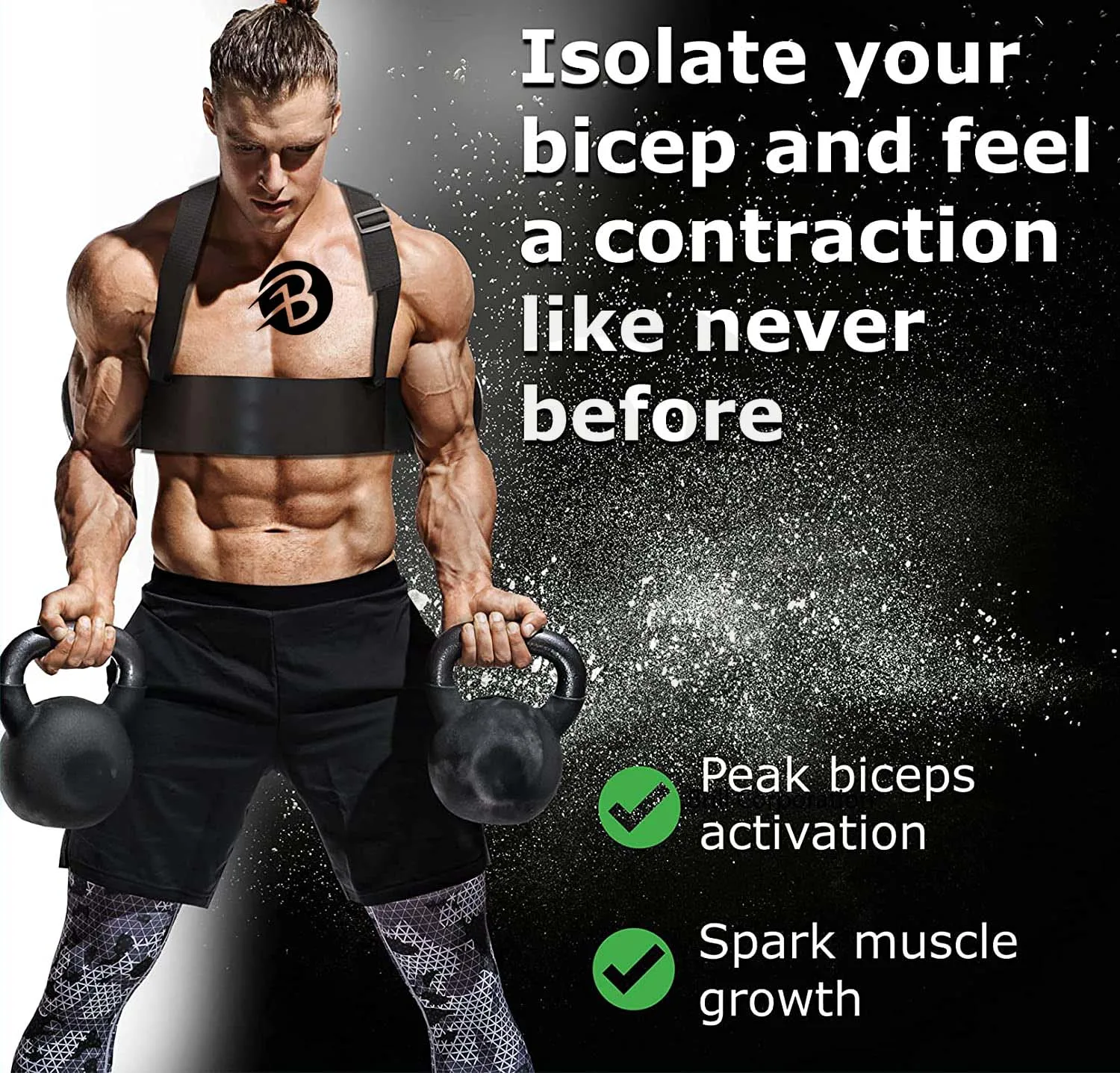 Arm Blaster For Biceps & Triceps Dumbbells & Barbells Curls Muscle