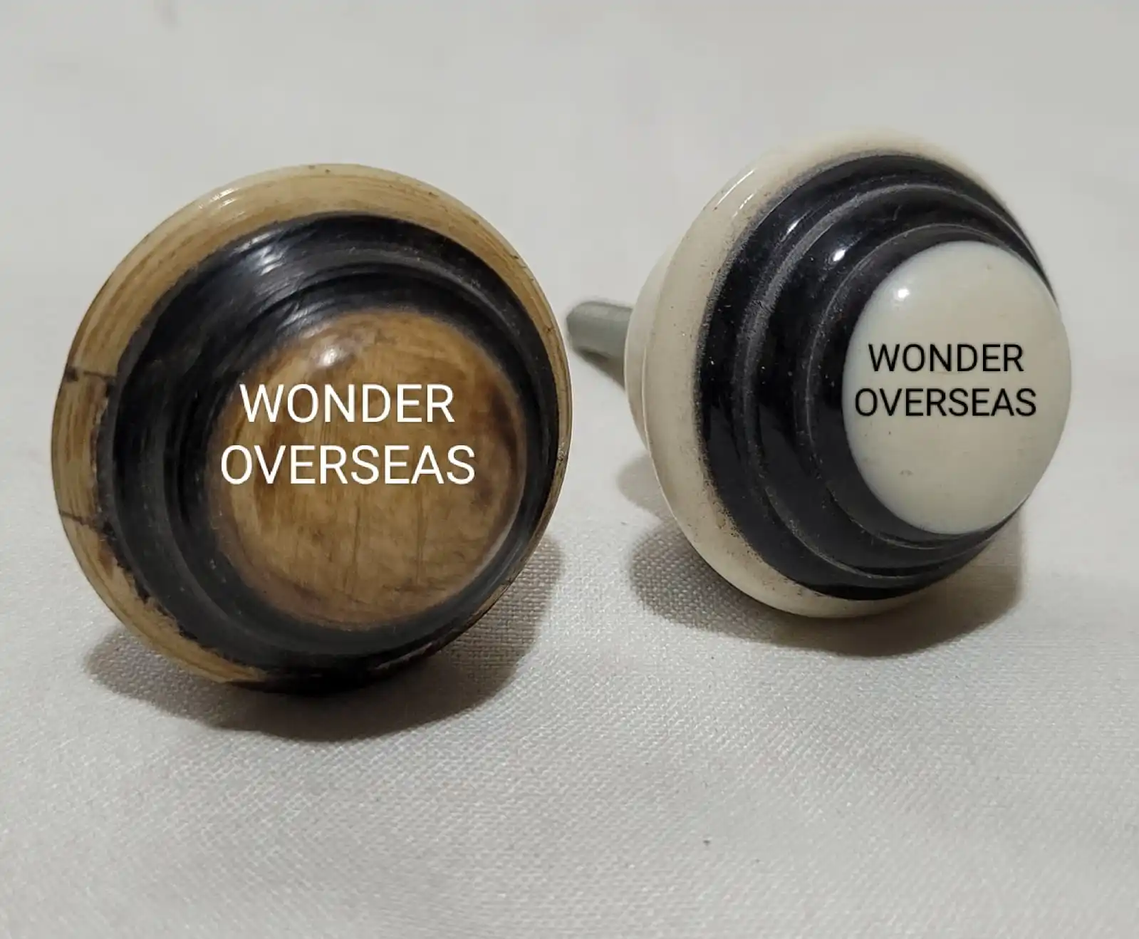 Wholesale Bone Modern Knobs Cream Vintage Pulls Round Drawer 4