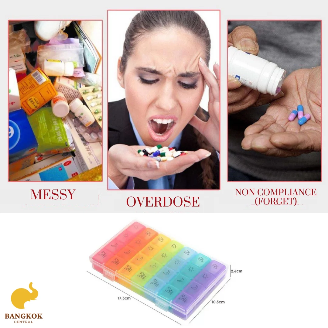 Monthly Pill Organizer 28 Day Case Sukuos Moistureresistant Large 4