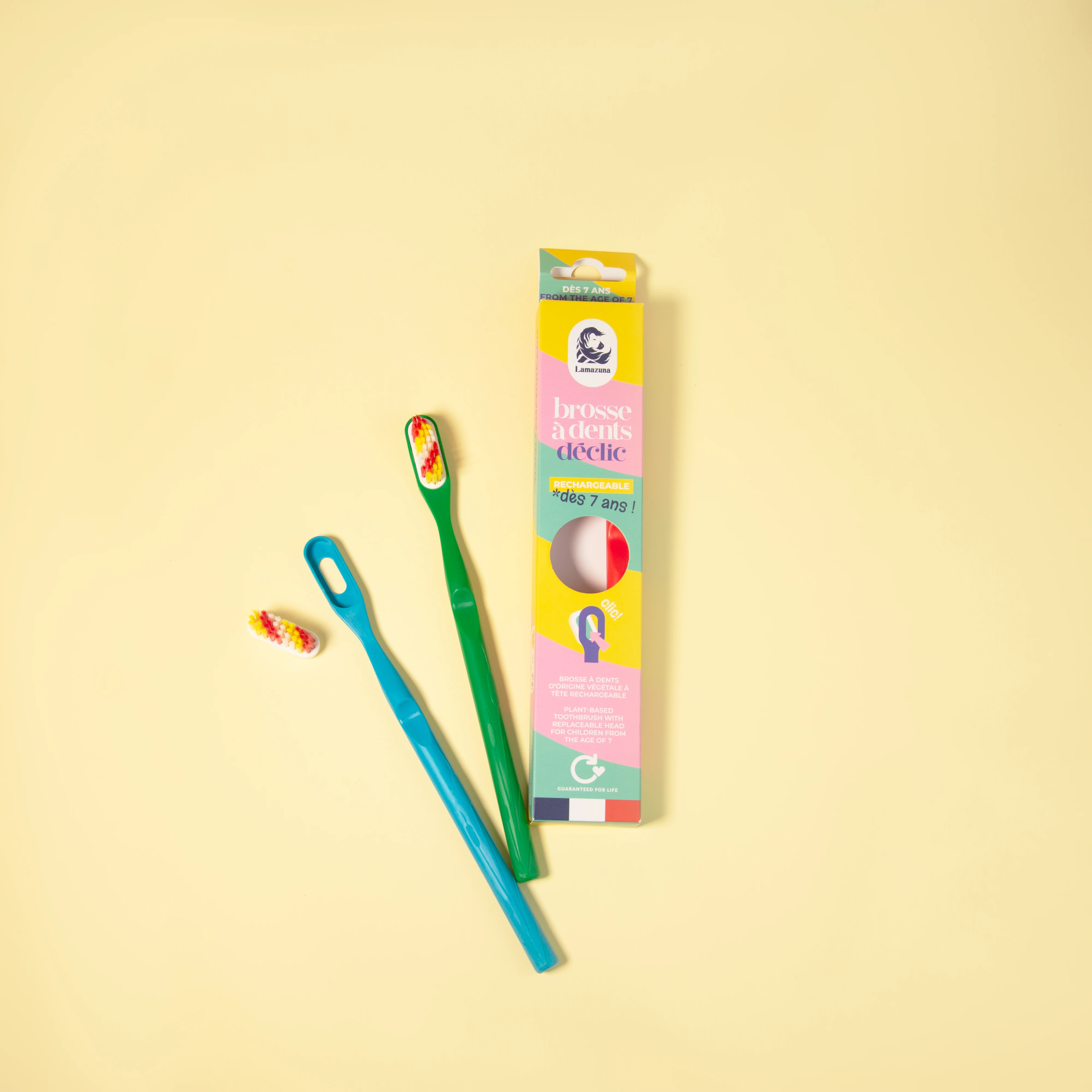 Toothbrush For Kids - With Replaceable Head - Change The Head And Keep ...