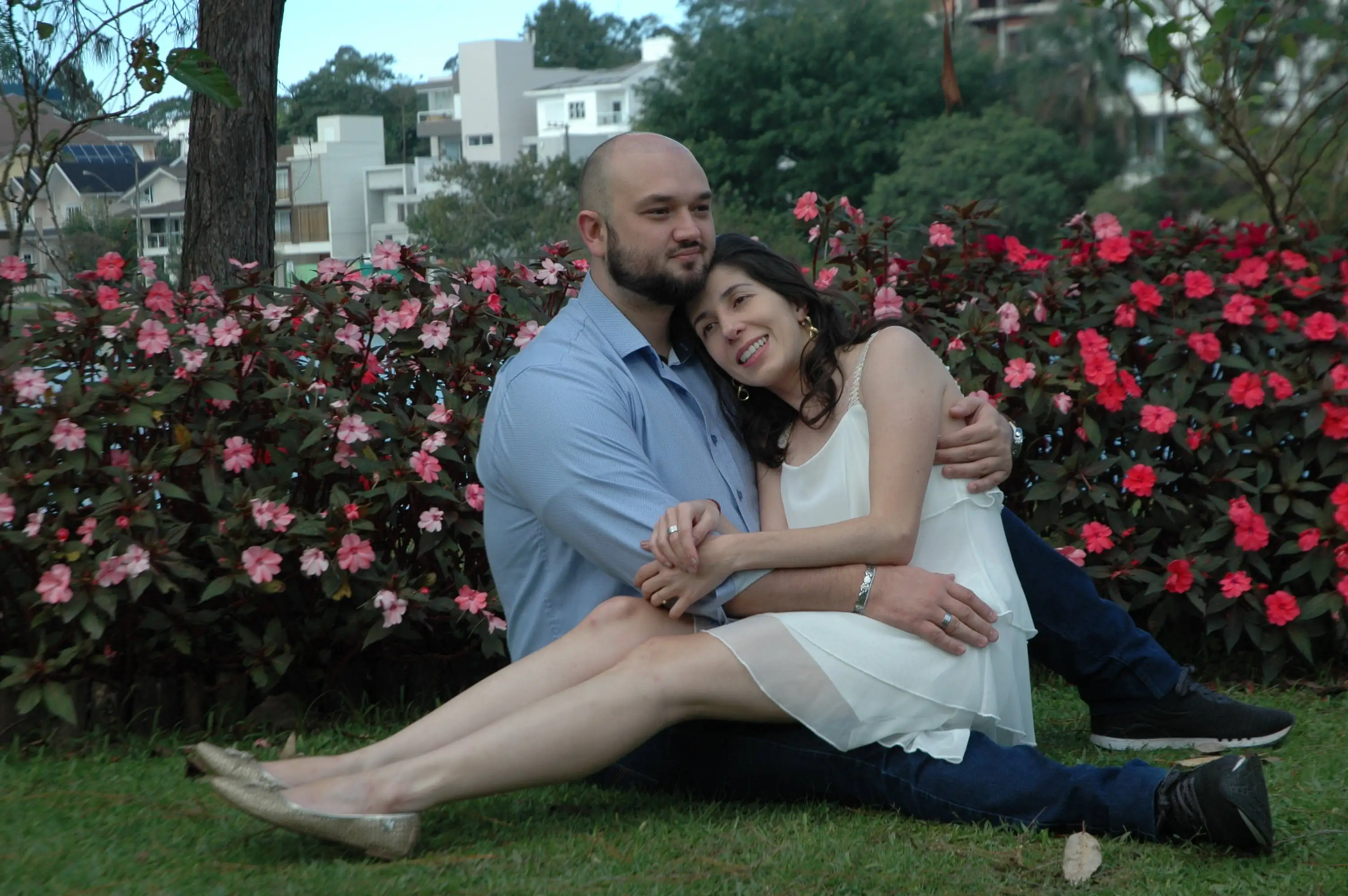 Casal Sentado