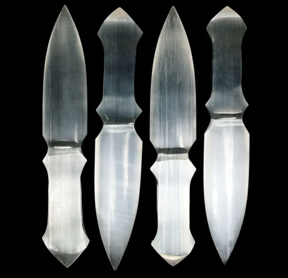 Best Quality Hot Sale Bulk Natural Selenite Dagger White Crystal Knife ...