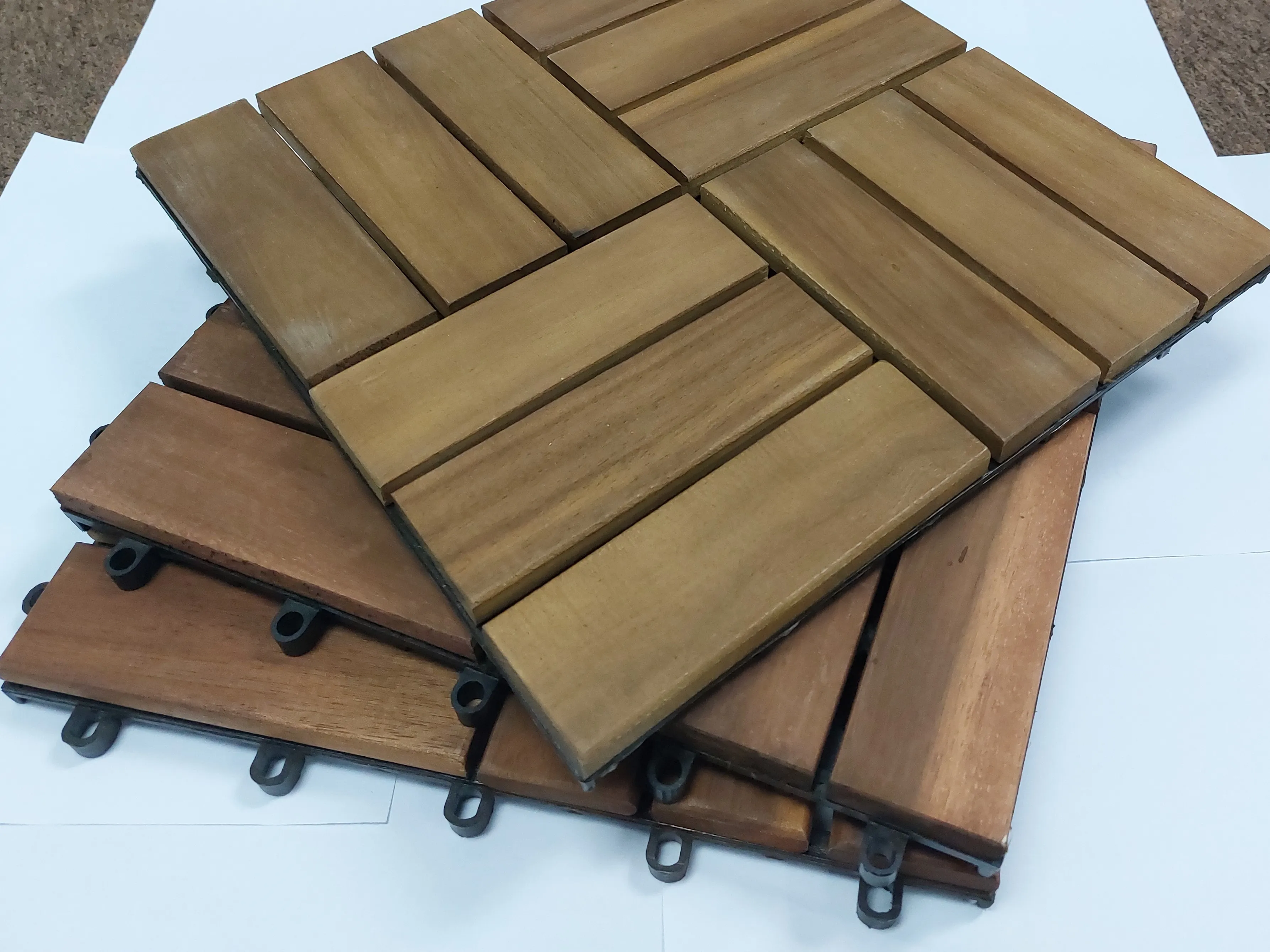 New Product Chain Store Customized Decking,Brown Decking Tile Wood