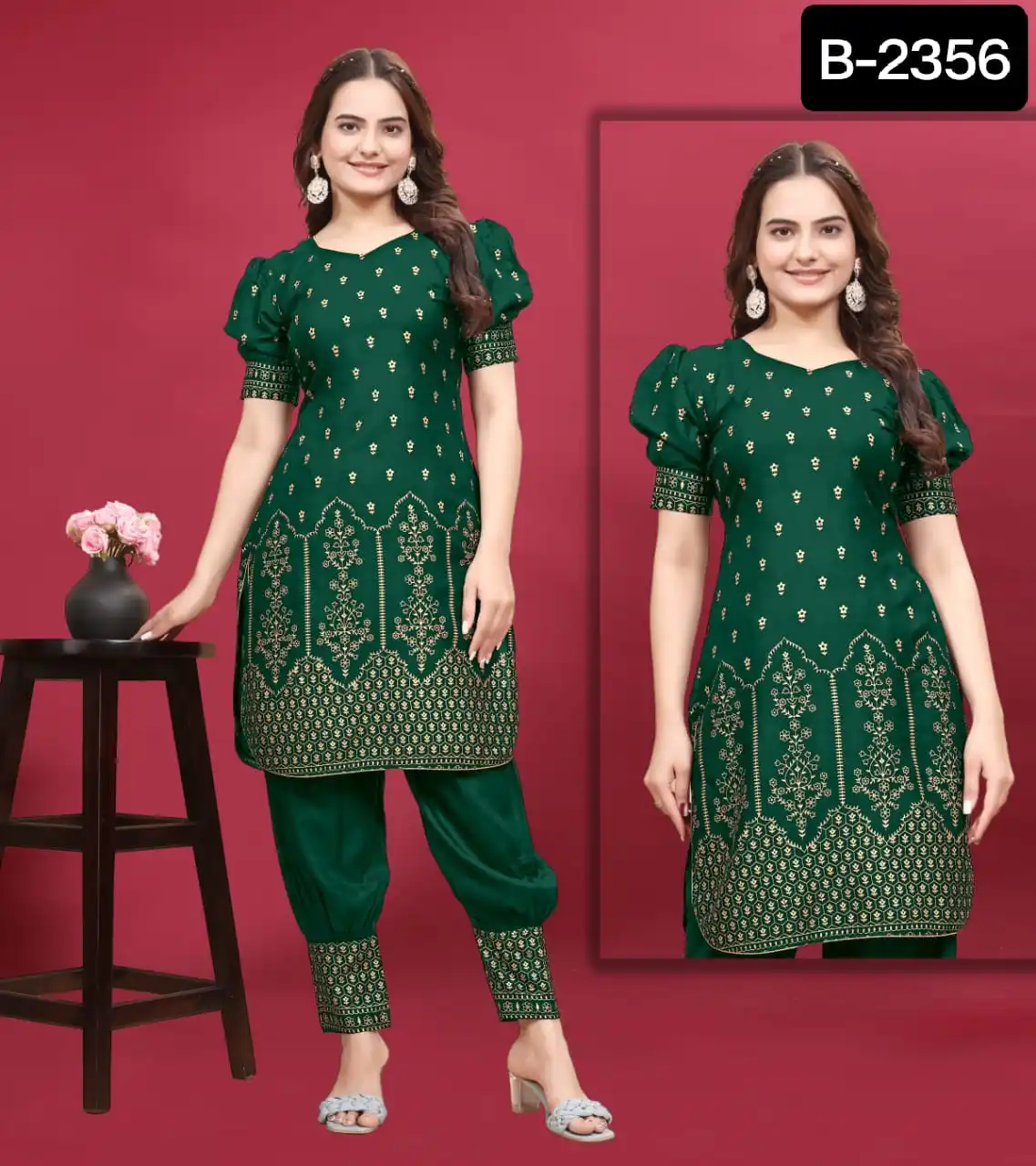 Premium Quality Indian Traditional Indian Design Digital Organza