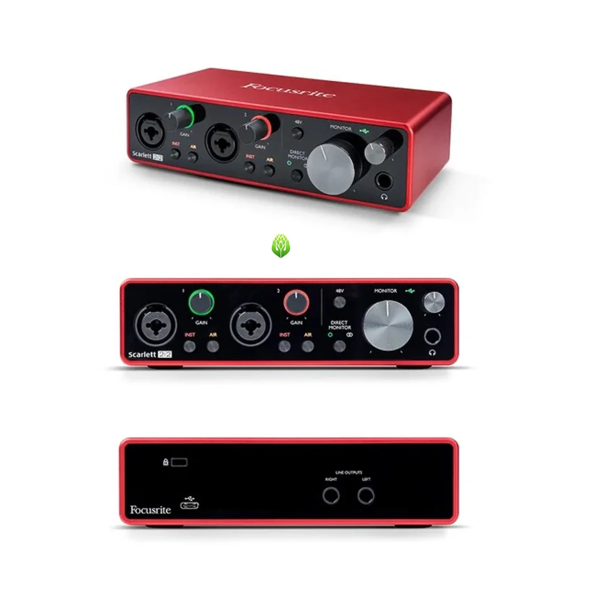 Focusrite Scarlett 2i2 (3rd Gen) Usb Audio Interface,Quality Recording ...