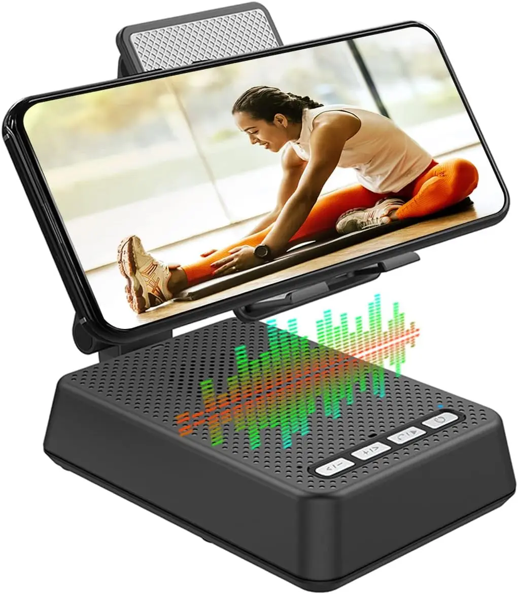 2023 Hot Foldable Mini Phone Stand With Wireless Bluetooth Speaker