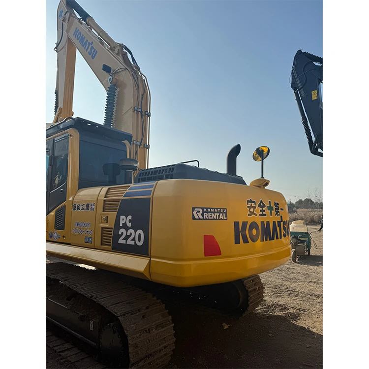 Komatsu Pc220 Ore Trench Excavation Excavators Earthmoving Hydraulic ...