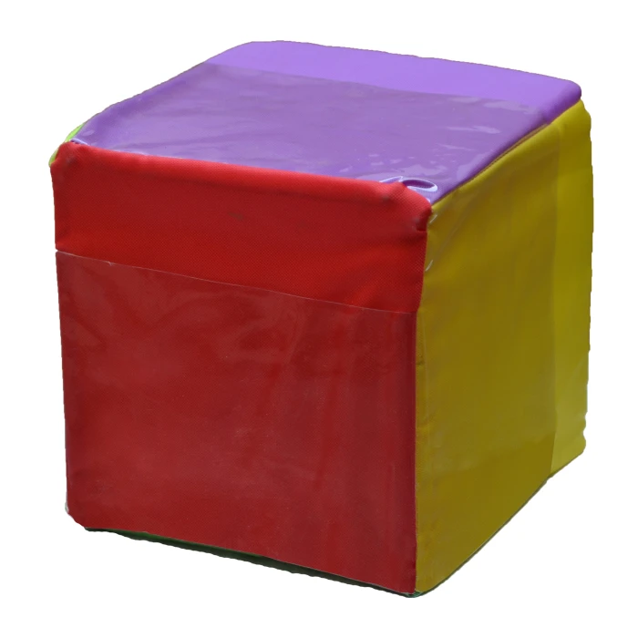 Kids Play Soft Foam Cube Blocks With Pocket For Keeping Cards With