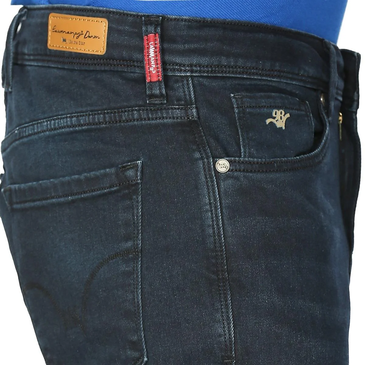 Branded Mens Fashion Designer Blank Light Blue Denim Jeans For Men