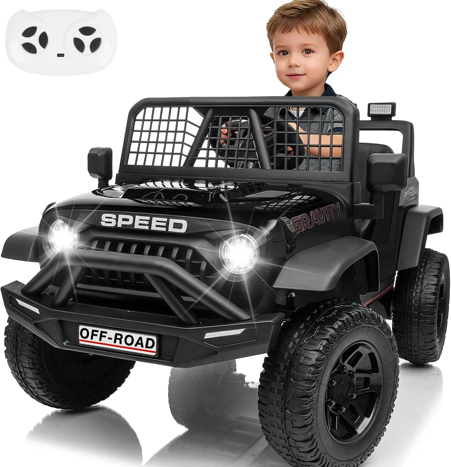 24V Jeep Power Wheels Black
