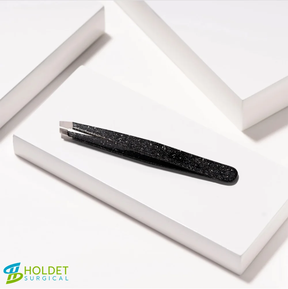 Dusted Onyx Slant Tweezers Buy Superior Calibrated Tension For