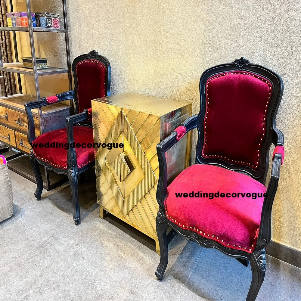 Royal Wedding High Back Throne Chair Set Majestic Wedding High Back