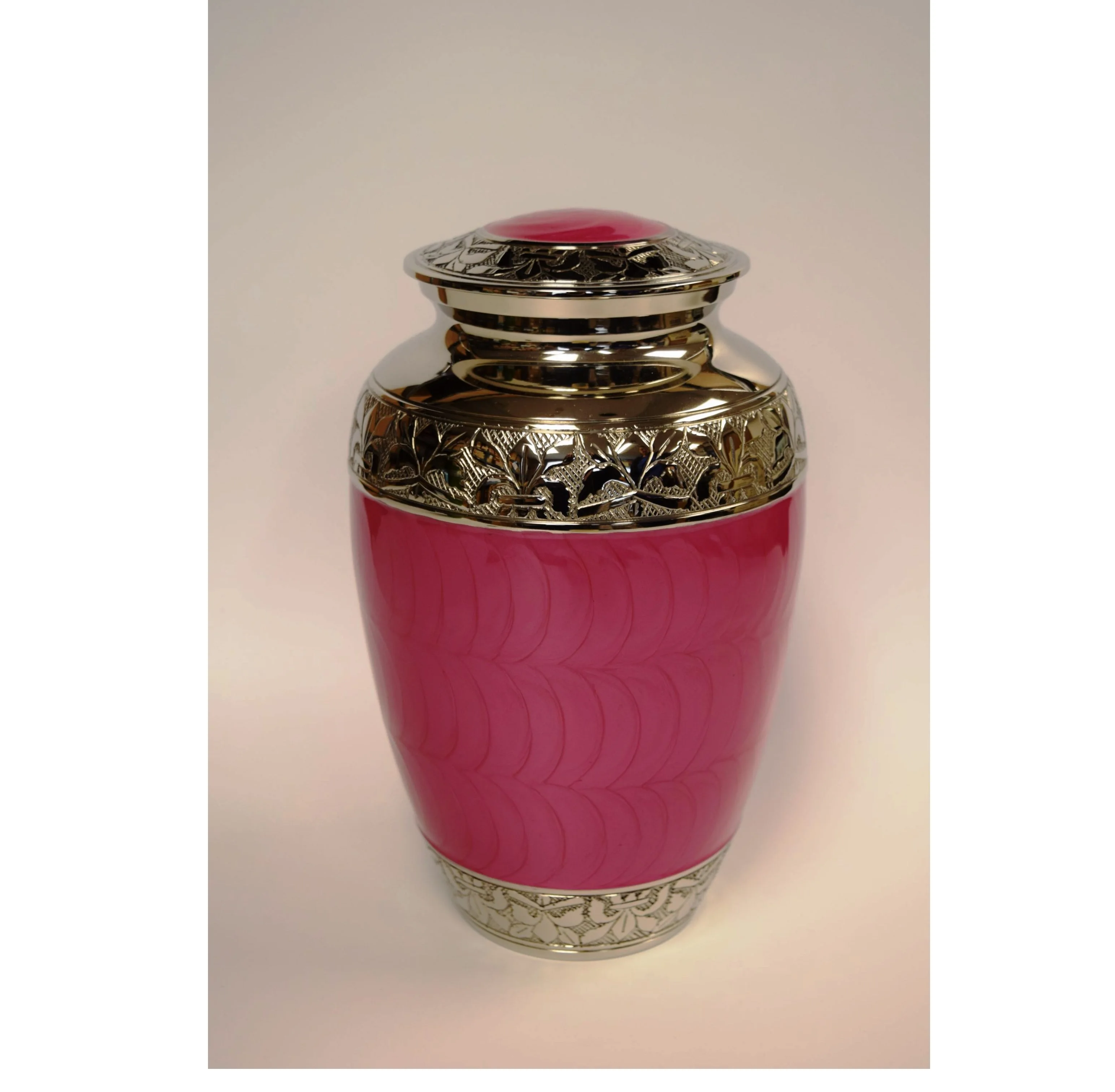 Metal Cremation Urns Classic Brass Cremation Urn In Blue For Human