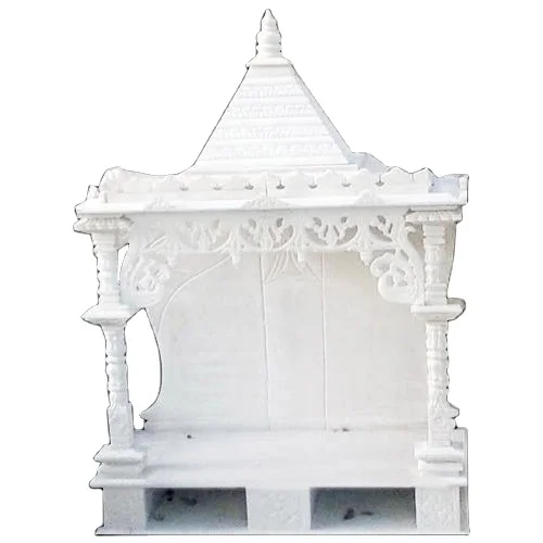 Natural White Marble Mandir For Home Indian Marble Temple | White ...