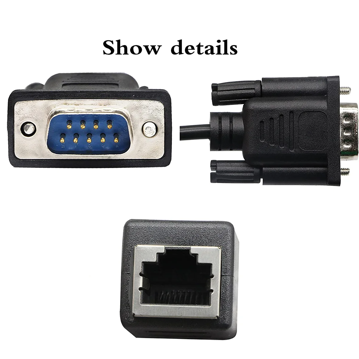 RJ45 to RS232 Cable - Reliable Ethernet to Serial Adapter