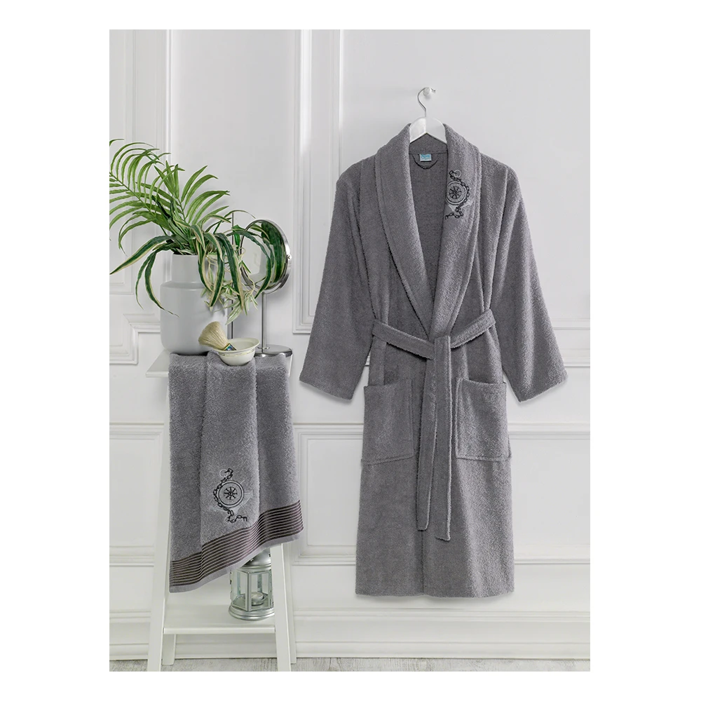 Bathrobe And Towel Set Bathrobe Towel High Quality Towels 50x90 S/m L