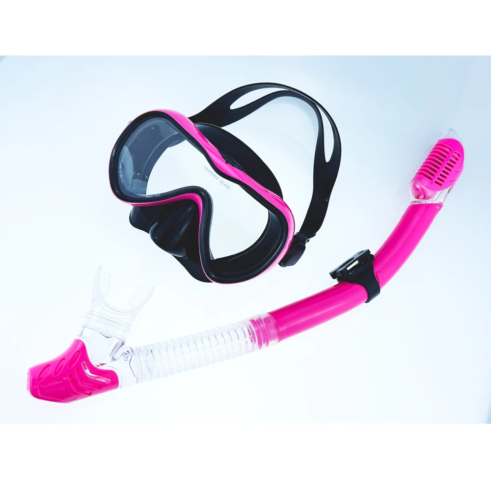 2023 Full Face Dive Masked With Full Dry Snorkel Tube For Diving