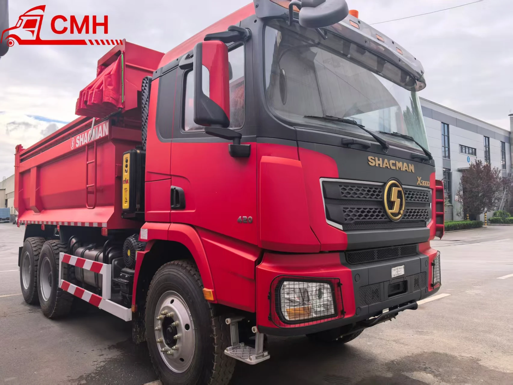 2025new Shacman X3000 420HP 6*4 Tarpaulin Cover New Dump Truck Euro2 Diesel LHD/RHD for Transport Industrial Waste factory