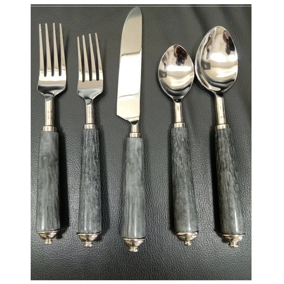 Best Quality New Style Stainless Steel Spoon Fork & Resin Handle
