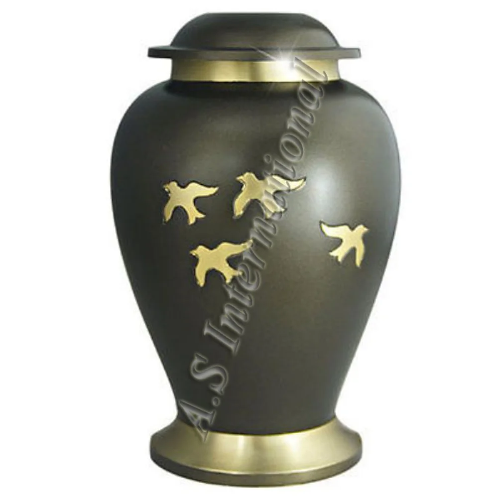 Enamel Ashes Adult Cremation Urn High Quality And Best Manufacturing In