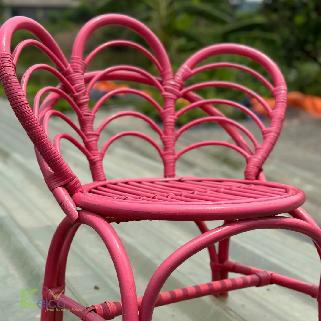 Summer 2024 Pink Rattan Chair Decoration New Rattan Chair New ...