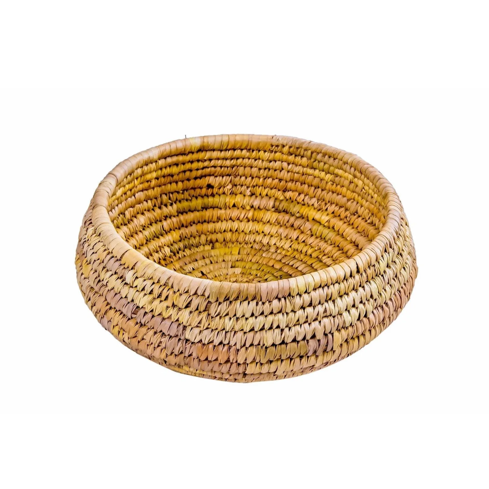 Customized Branded Natural Eco Friendly Palm Leaf Storage Basket By