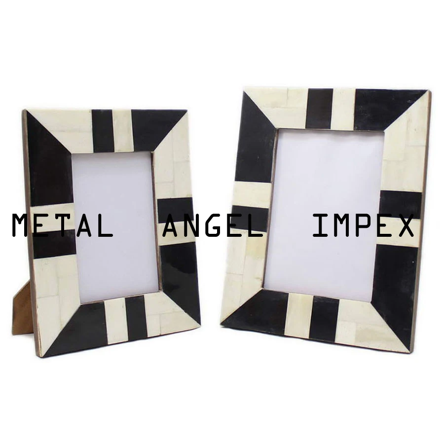 Hot Sale Floral Wooden Inlay Photo Frame Home Decorative Picture Frame