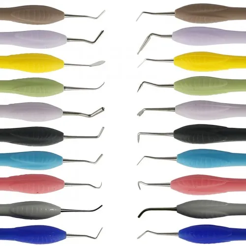 Curette In Acciaio Silicone Scaler Dentale Micro Falce MS-A - Rivestito In Silicone, Ergonomico, Per Igiene Orale Professionale Attrezzo Per Igiene Dentale - Foto 10