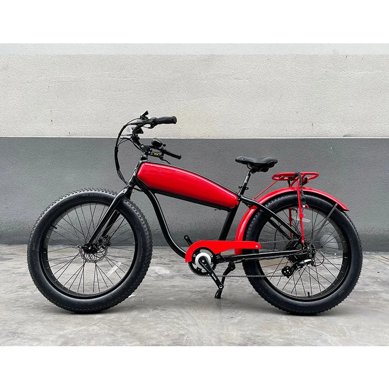 2023 Hot Selling Electric Retro Chopper Bicycles Electric Tricycle Side ...