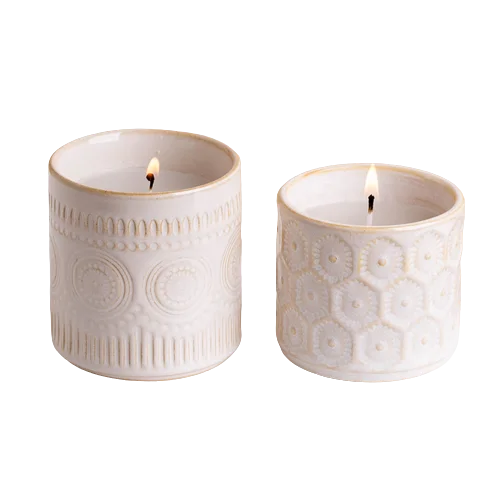 100 % Handmade Ceramic Porcelain Candle Jars Candle Holder In Bulk ...