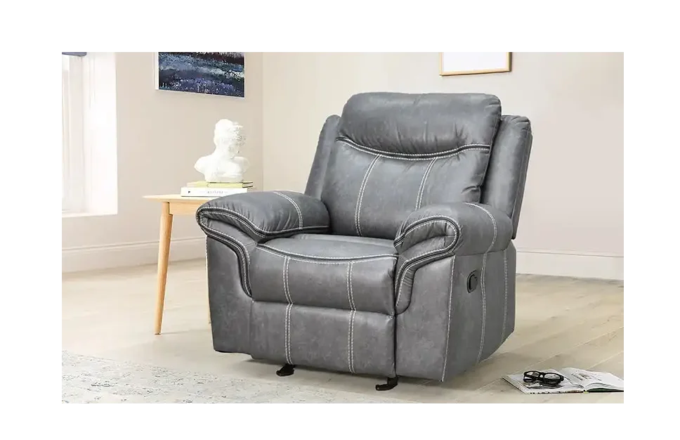 Malaysian Collection Leather Air Recliner Chair With Glider Buy No