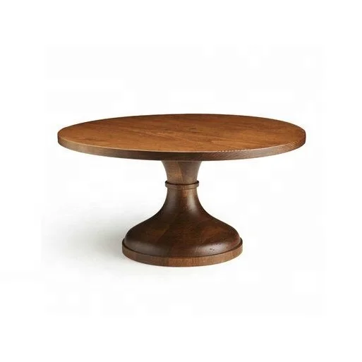 Standard Teardrop Rustic Heavy Duty Wooden Bespoke Modern Cake Stand