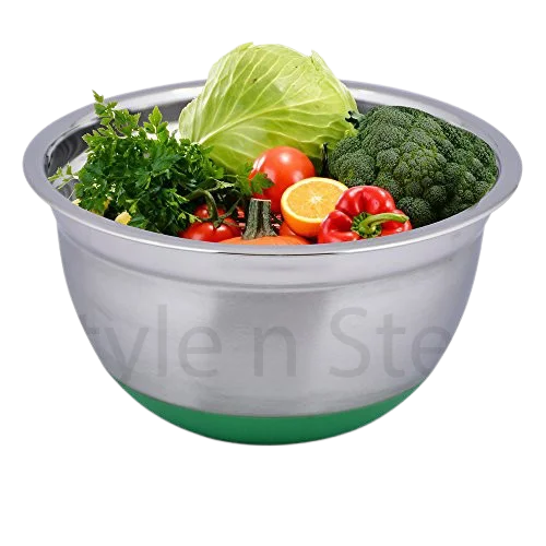 Modern Serving Bowl For Home Uses Buy Stainless Steel Rubberized Deep