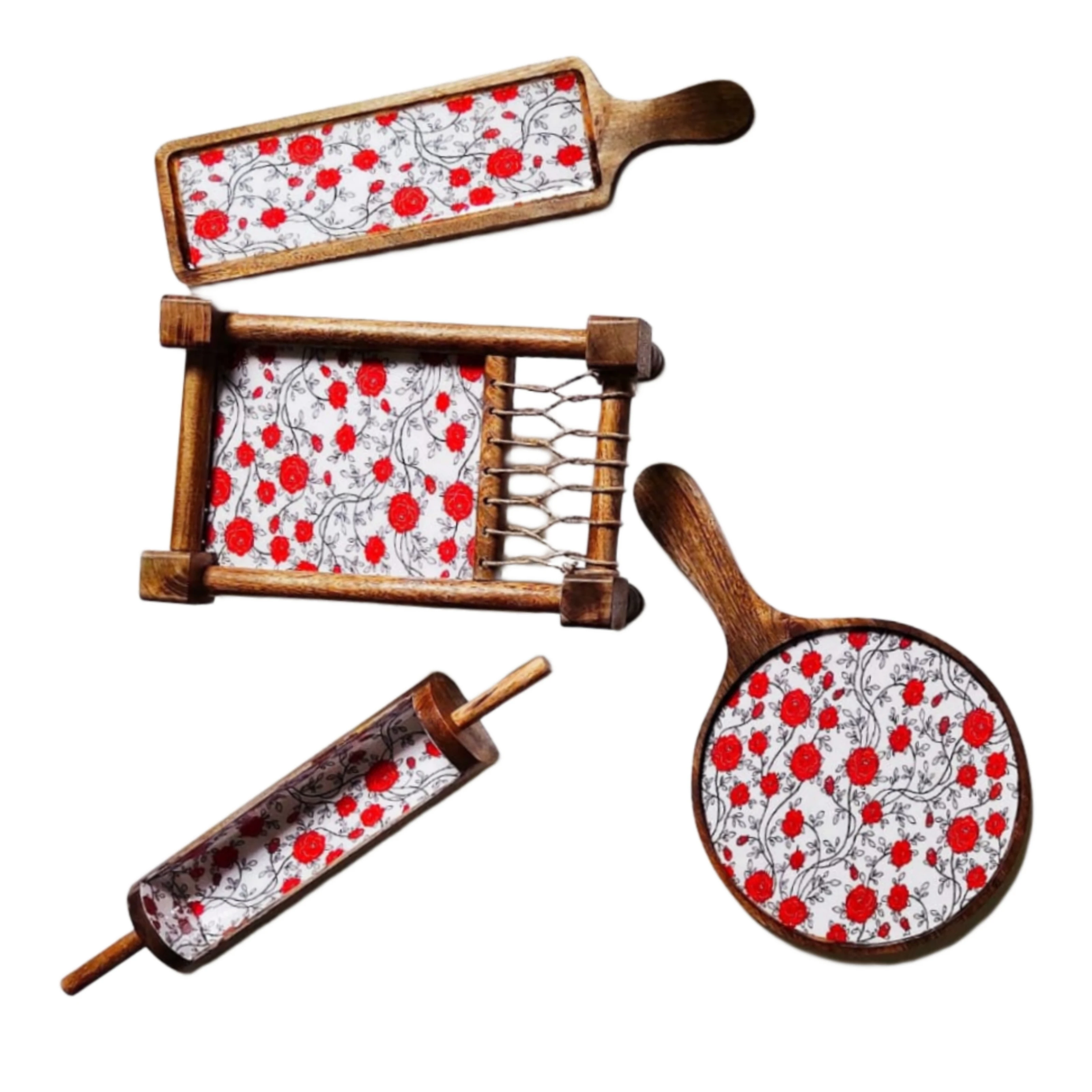 Wooden Khatiya Platter Set Buy Wooden Khatiya Platter Set Awesome