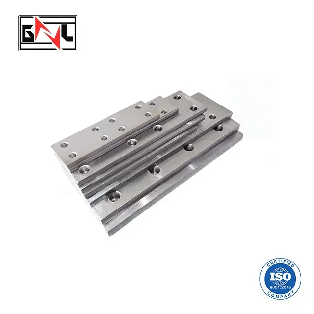 Solid Elevator Guide Rail Fishplate For Cabin Side With Bolt And Nut