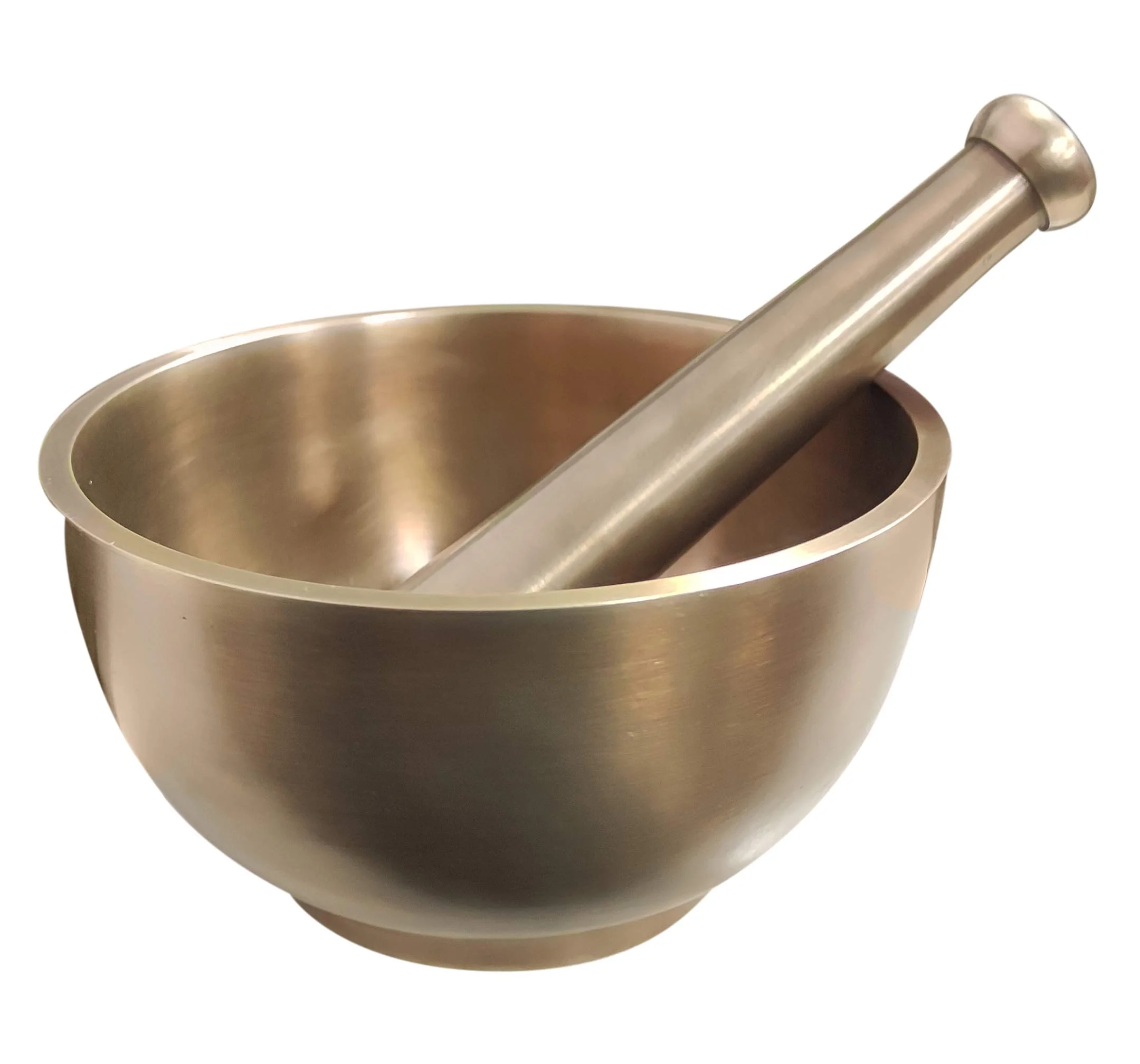 Good Design Natural Brass Stone Mortar And Pestle Set And Customized