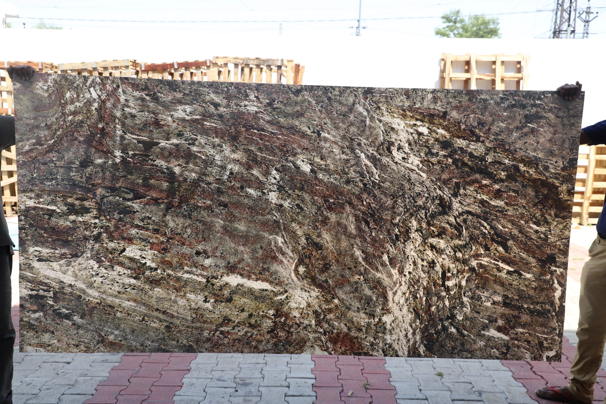 Oem Flexible Stone Veneer Indian Autumn Translucent Low Price Flexible Stone Veneer 100 Stone