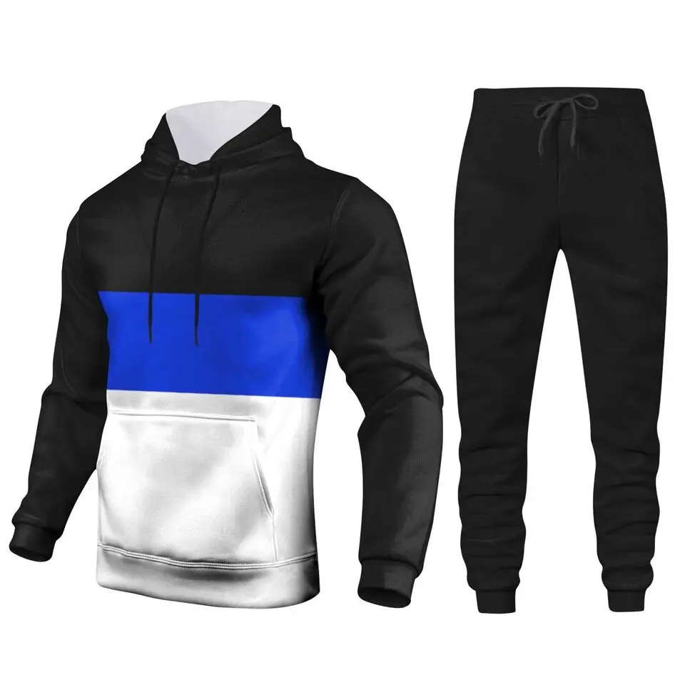 Printed Hooded Latest Design New Arrival Sweatshirts And Pants Sets