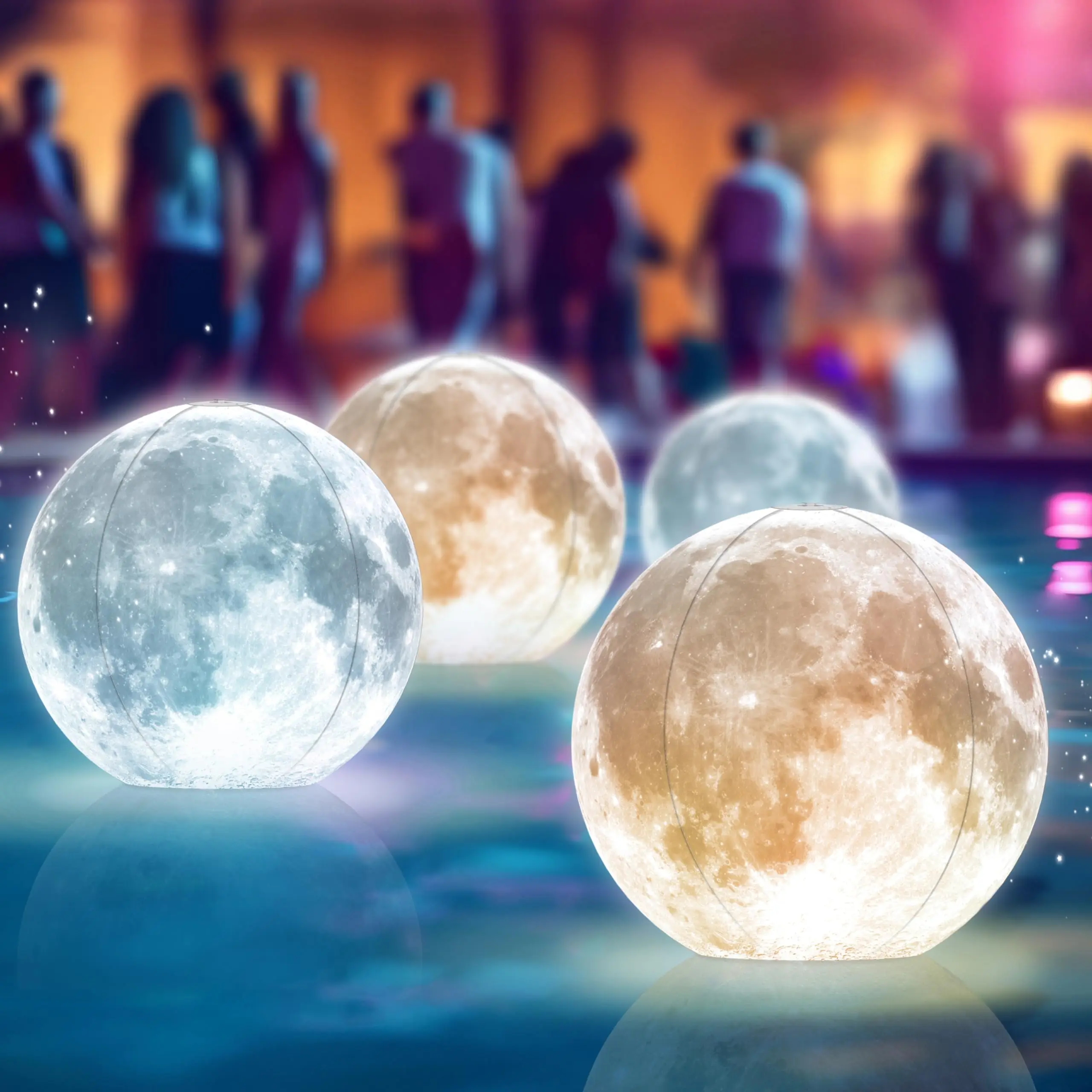 TIALLY Full Moon Floating Pool Lights