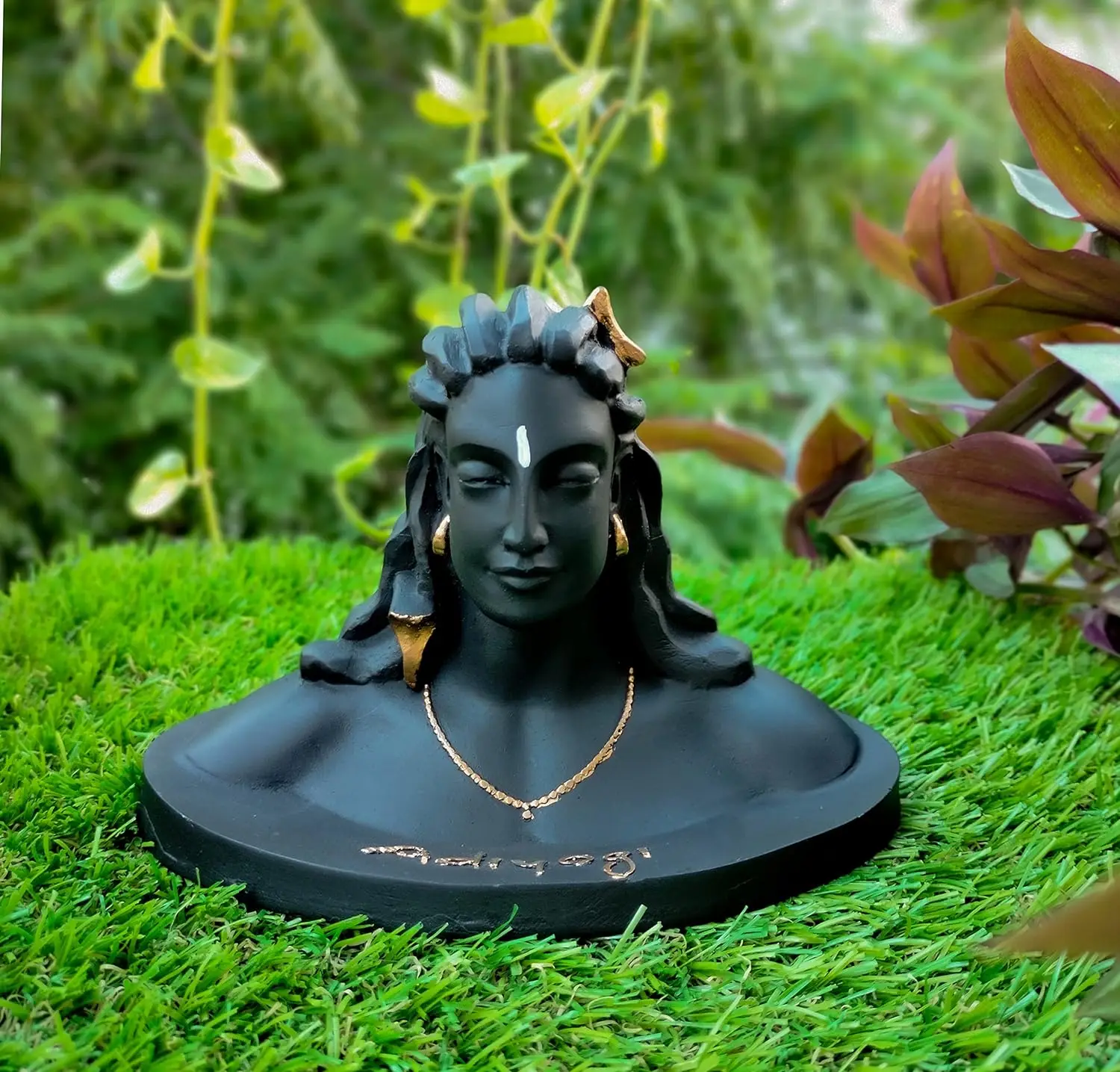 Adiyogi Statue Lord Shiva Idol For Car Dashboard Decor Mahadev Idol Shiv Murti Shankara Pooja