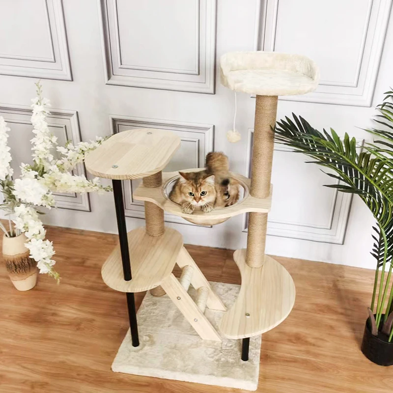 The Ultimate Cat Furniture With Solid Wood Construction,Space Capsule