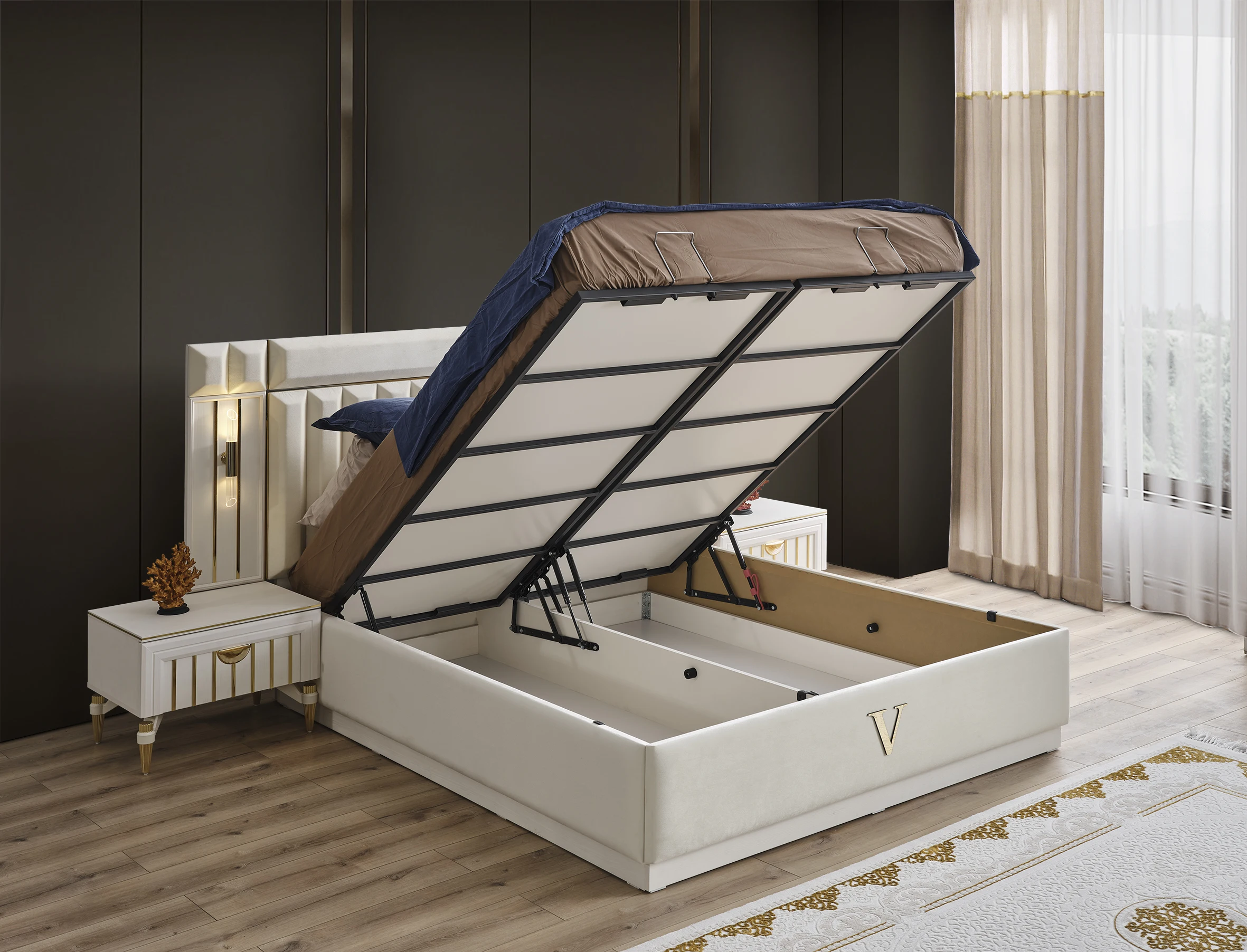 Valento Bedroom Set Wooden Hotel Furniture Design Bedroom Furniture Set