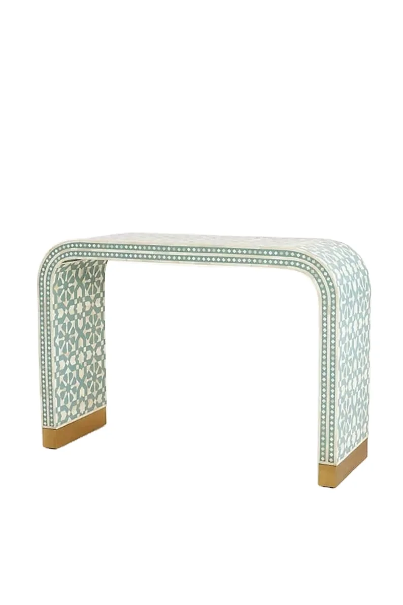Bone Inlay Console Table Mother Of Pearl Inlay Console Table Home