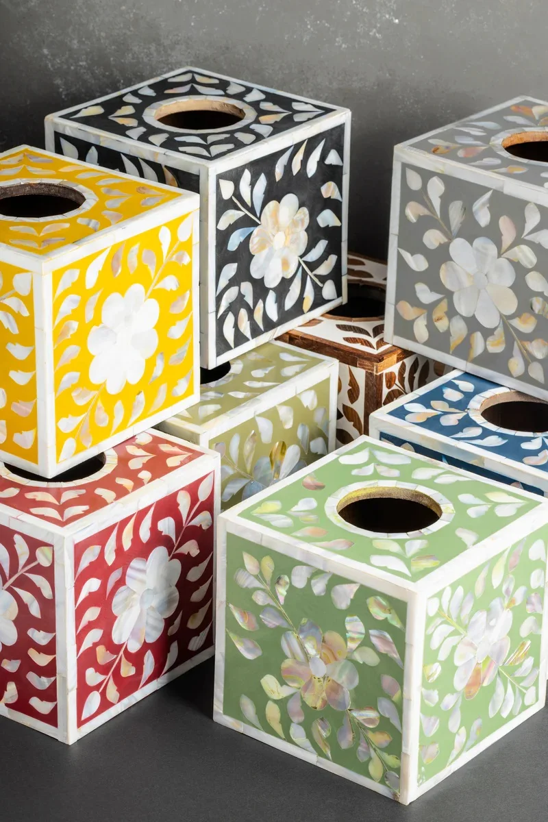 Acrylic Tissue Box Tableware Decoration Tissue Holder Box Customized