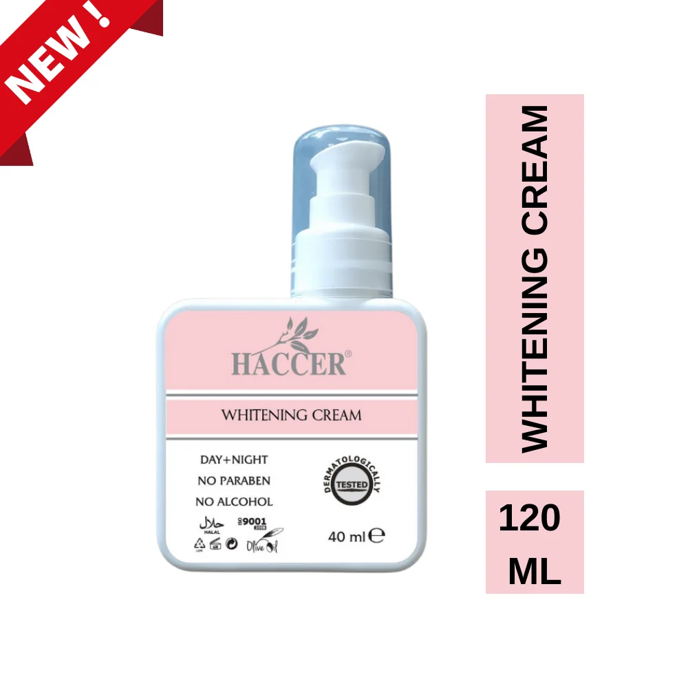 Haccer Whitening Cream Lotion Face Body Dark Skin Brightening Cream