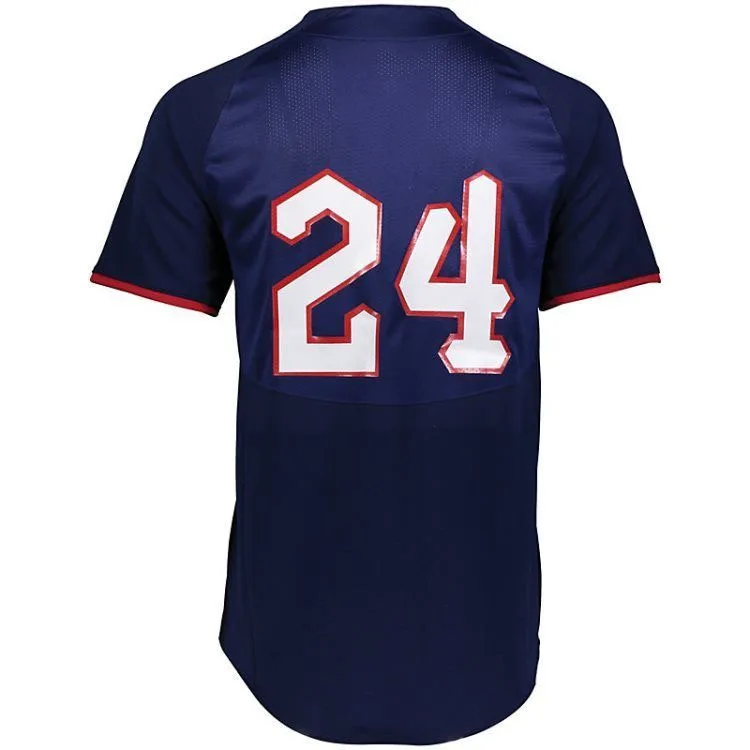 Full Custom Printing Button Baseball Shirt Baseball Jersey Customized ...