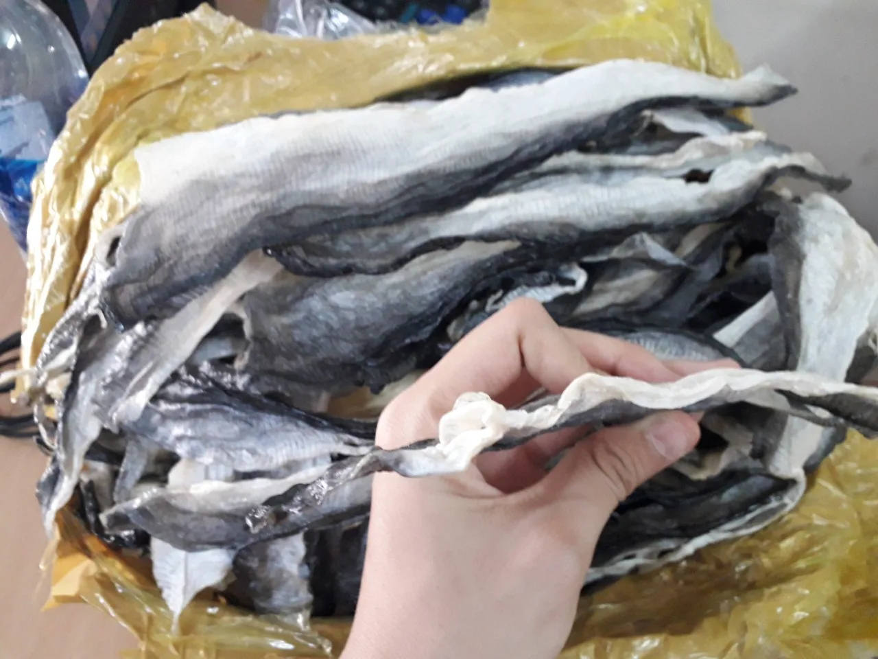 High Quality Natural Dried Basa Fish Skin Oem Dried Basa Pangacius Fish