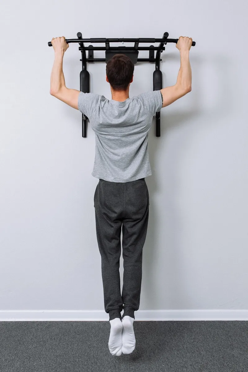 Home Gym Equipment Wall Mount Multifunctional Pull Up Bar Strength