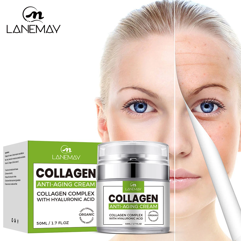 Vitamin A Face Cream Anti Aging Wrinkle Day Night Collagen Moisturizing